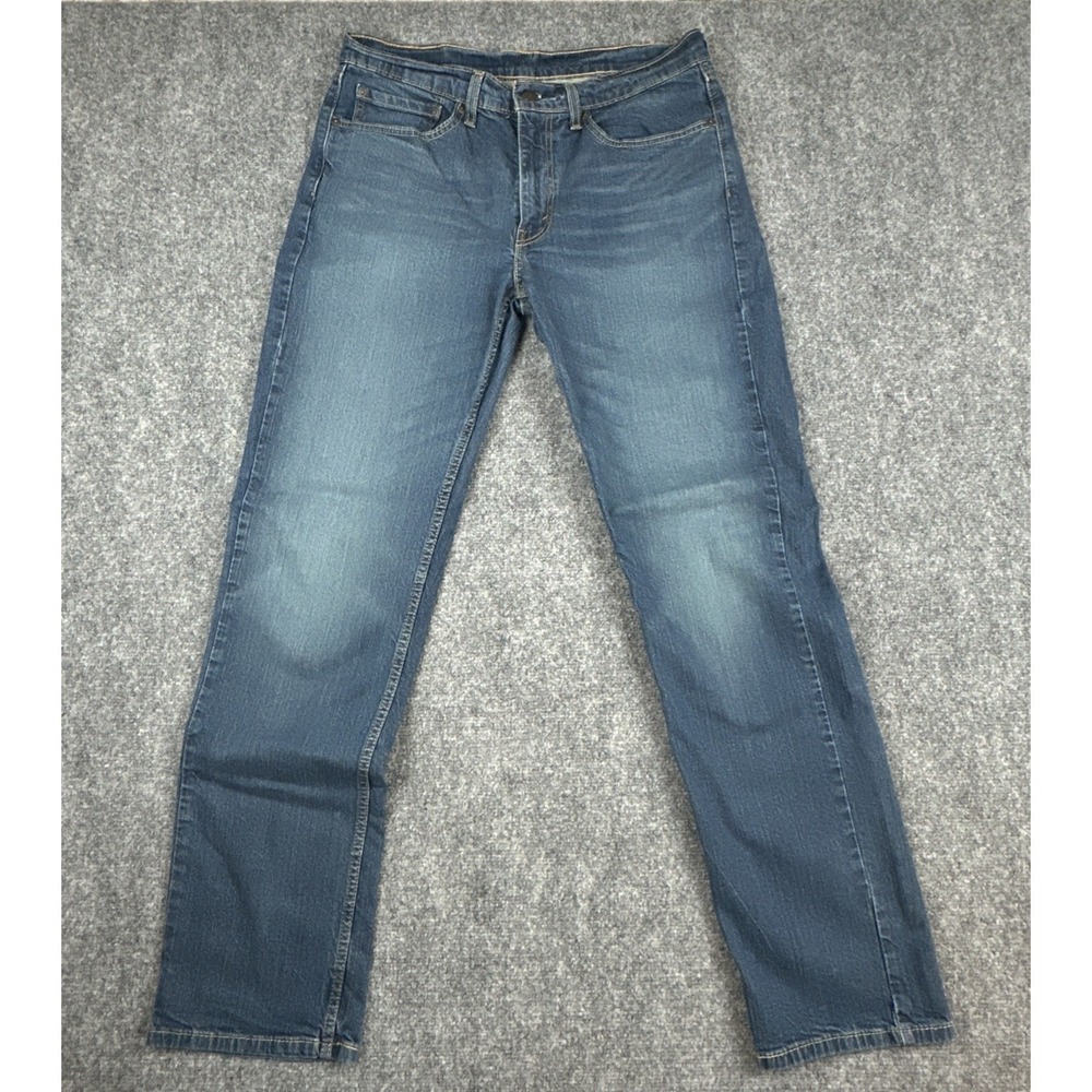 LEVIS 514 Jeans Mens 34x34 Dark Wash Straight Fit
